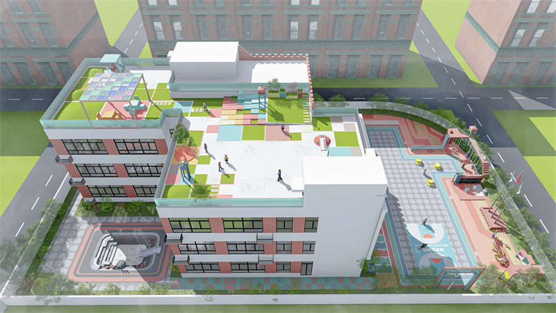 合肥2000平藍光半島幼兒園裝修設計效果圖 合肥2000平藍光半島幼兒園裝修設計效果圖