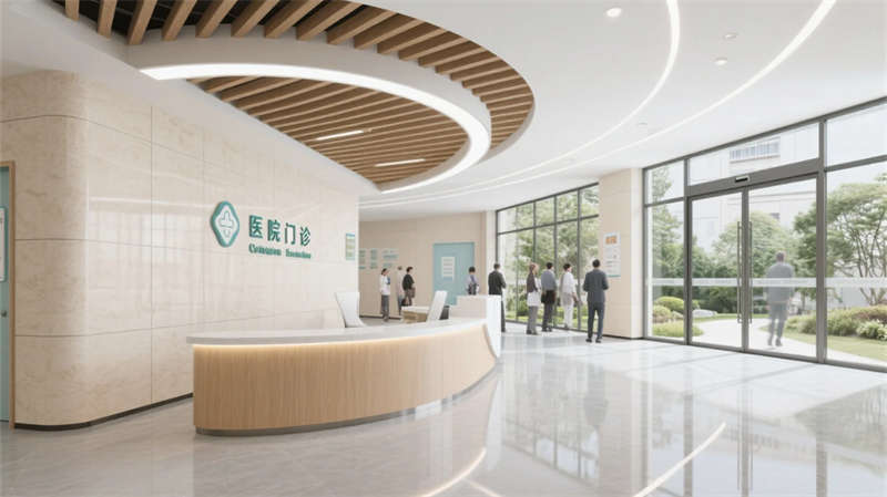 療愈綠洲，光影共生——合肥6000平醫(yī)院裝修設(shè)計(jì)效果圖