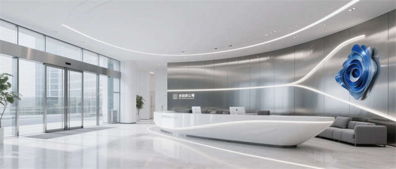 智感互聯，靈動空間——合肥金融企業辦公樓裝修設計效果圖欣賞