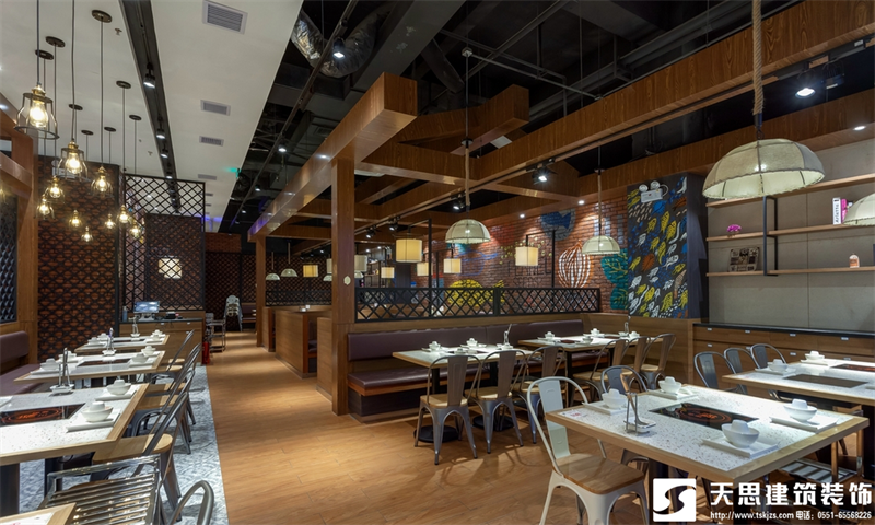 合肥火鍋店設(shè)計裝修中的墻繪藝術(shù)的應(yīng)用