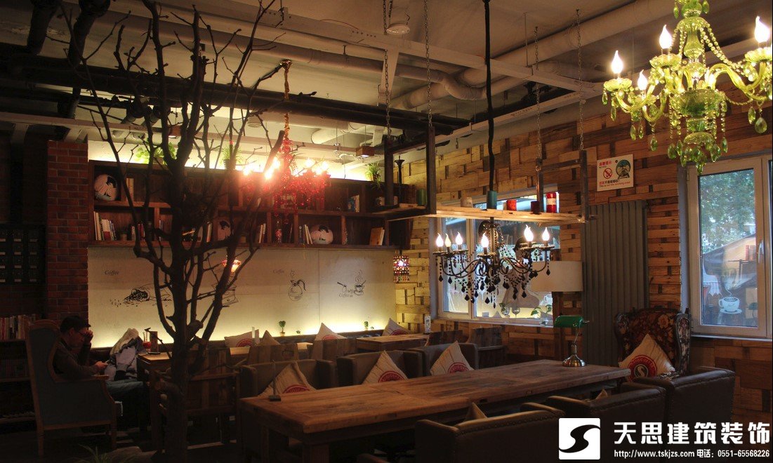 在合肥開美式鄉(xiāng)村風的咖啡廳必看的裝修設計要點