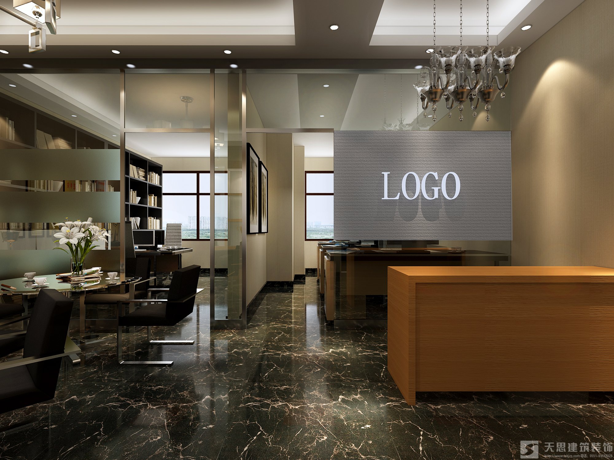 留白在<a href=http://www.lianganren.com/ target=_blank class=infotextkey>合肥辦公室裝修</a>設計中的運用