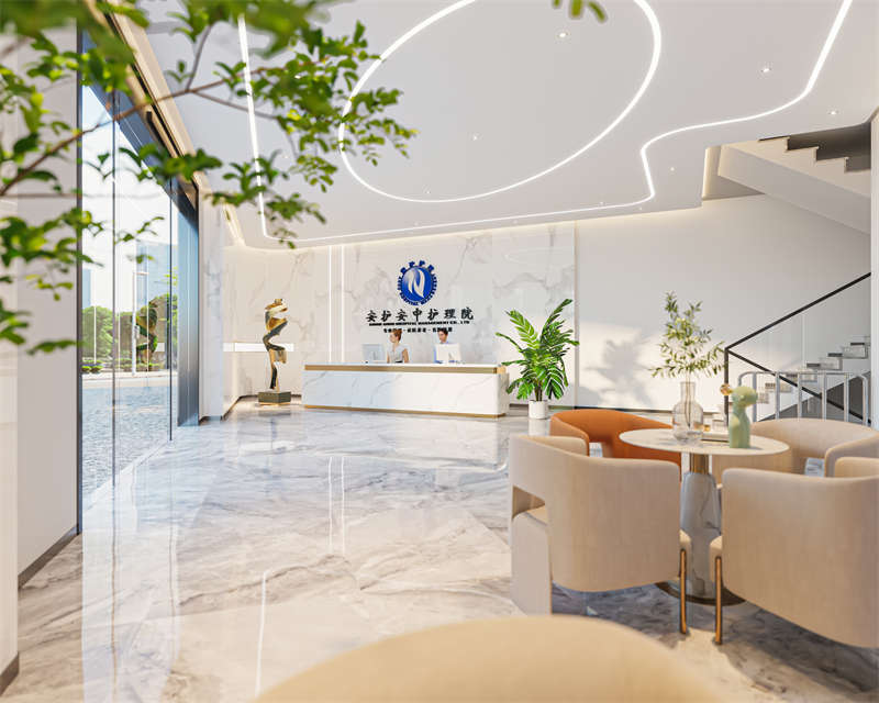 安徽安護護理院大廳及環境裝修設計效果 安徽安護護理院大廳及環境裝修設計效果