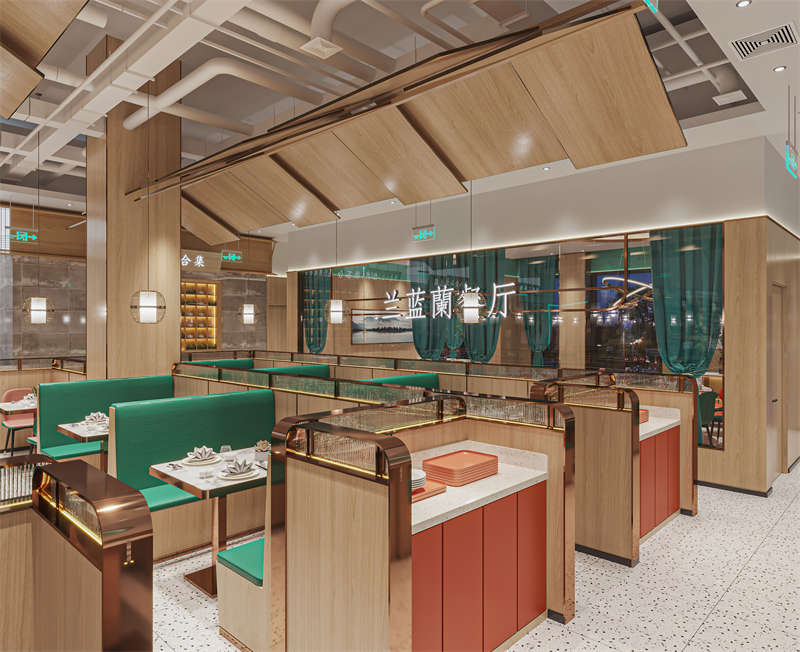 合肥蘭藍蘭餐廳裝修設計效果 - 安徽徽菜館設計 合肥蘭藍蘭餐廳裝修設計效果 - 安徽徽菜館設計